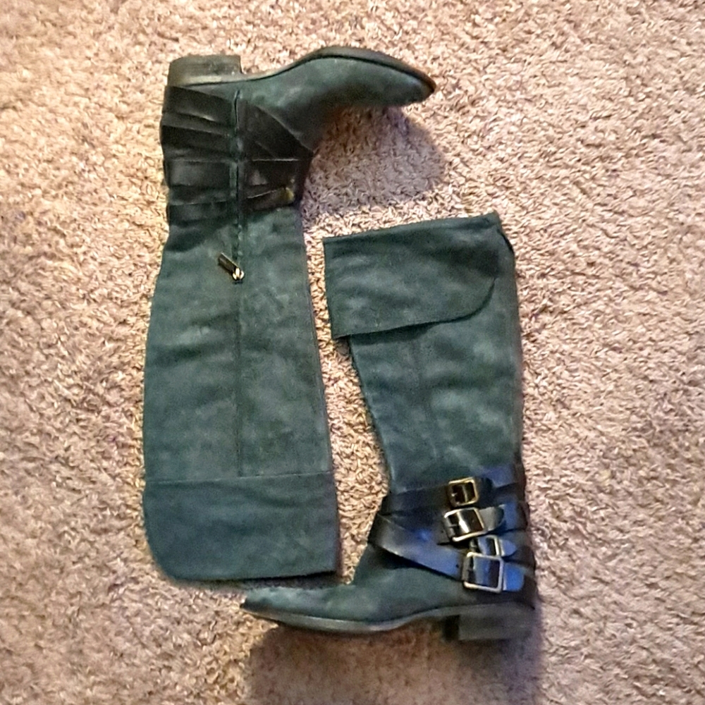 *ONE MORE WEEK* Smoky Blue Knee Sam Edelman Boots